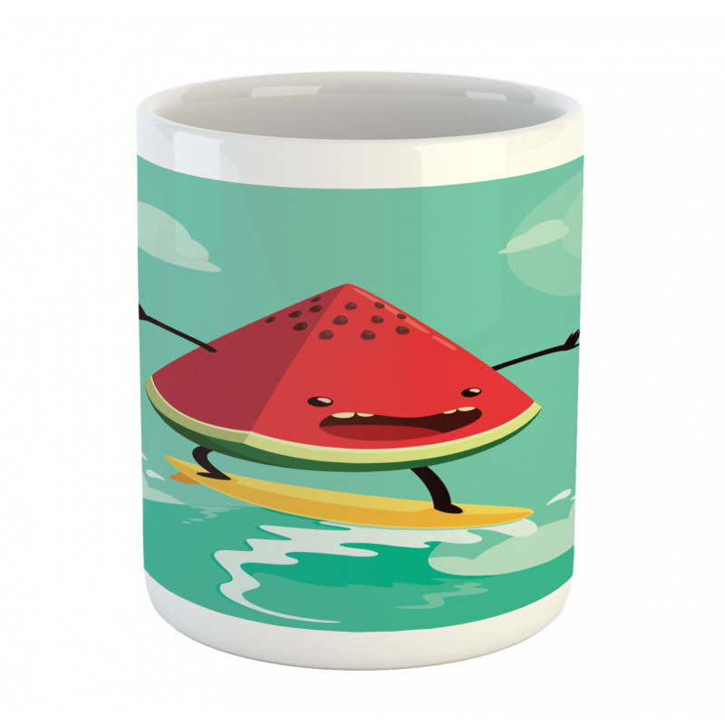 Watermelon on the Waves Mug