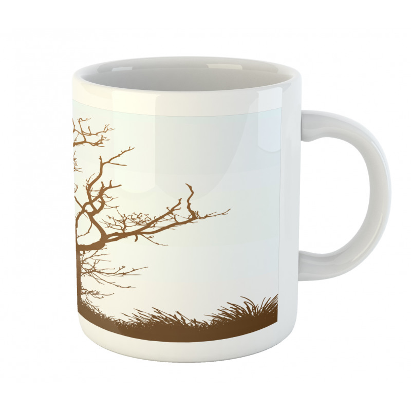 Owl Autumn Tree Branch Mug