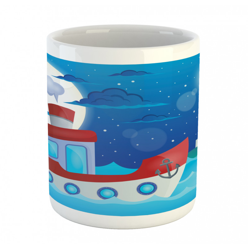 Nursery Ship Lighthouse Mug