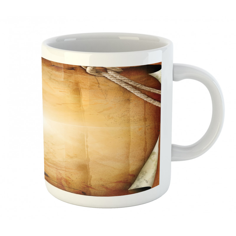 Old Paper Effect Wheel Mug