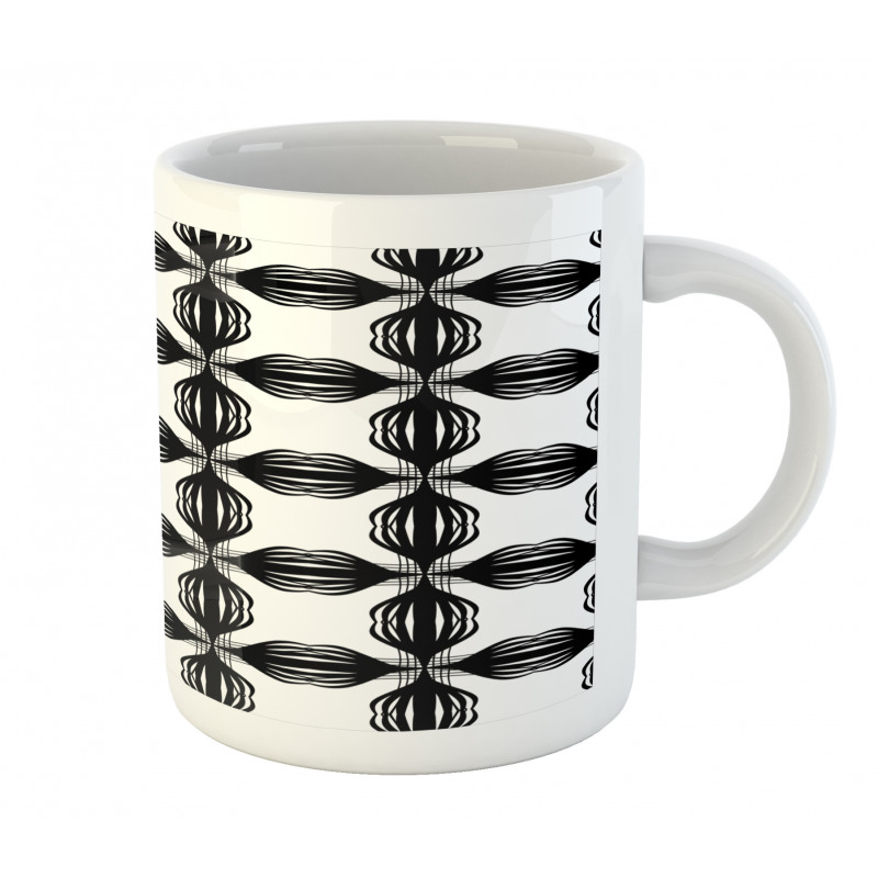 Monochrome Abstract Items Mug