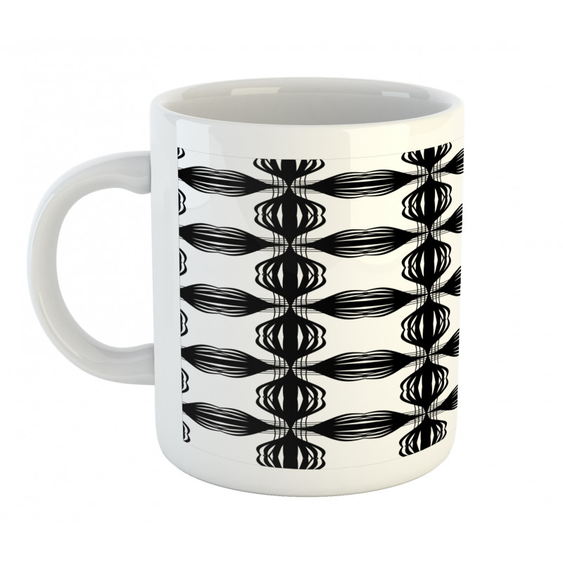 Monochrome Abstract Items Mug