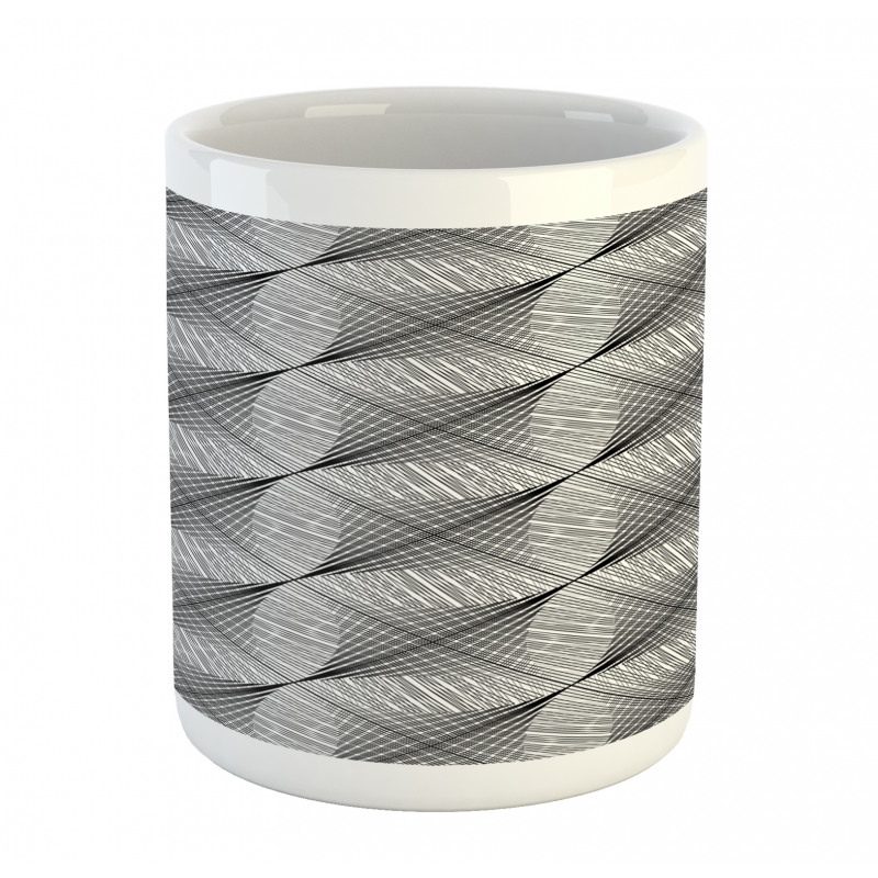 Diagonal Streaks Concept Mug