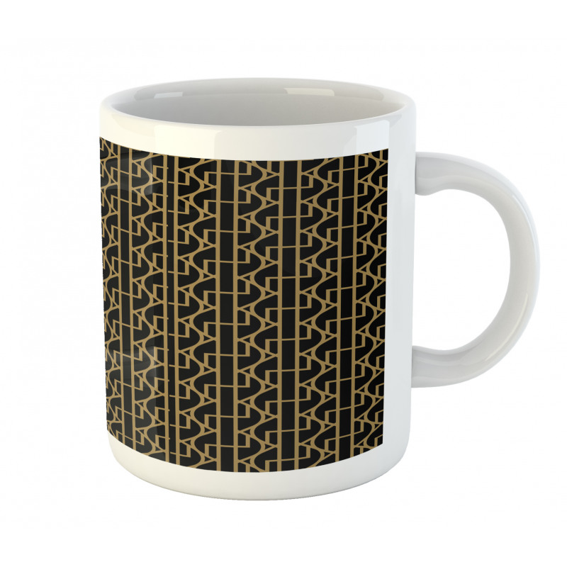 Zigzags Streaks Graphic Mug