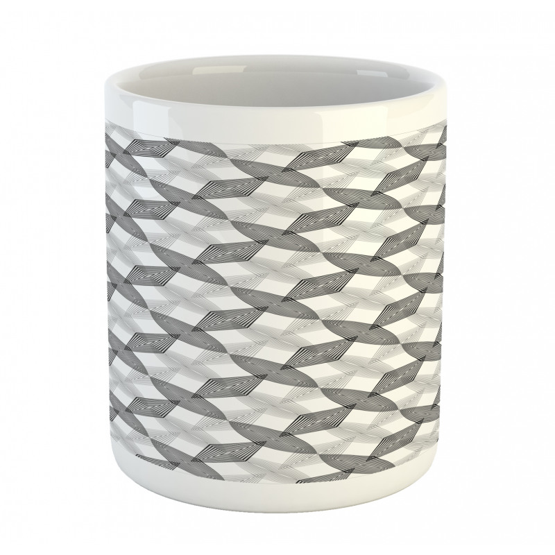 Nested Modern Rhombuses Mug