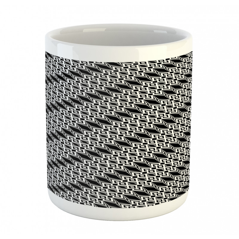 Diagonal Diamond Ornament Mug