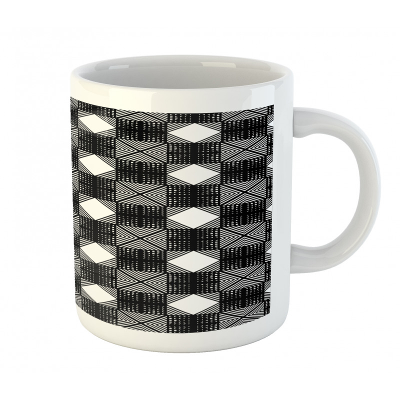 Symmetric Squares Lattice Mug