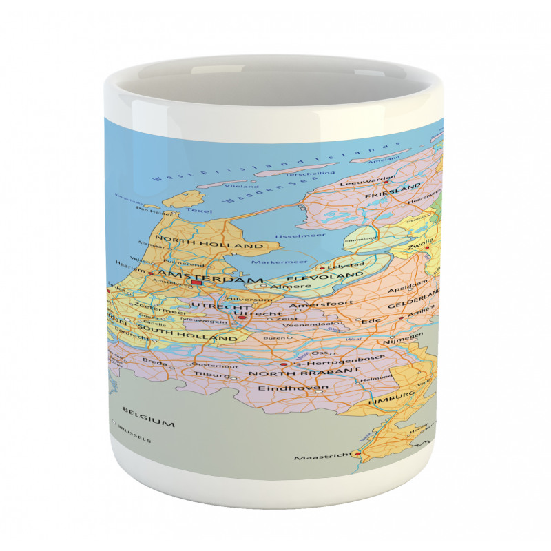 Map of Surrounded Regions Mug