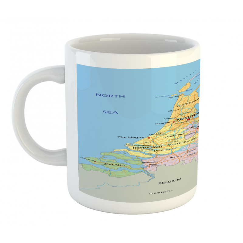 Map of Surrounded Regions Mug