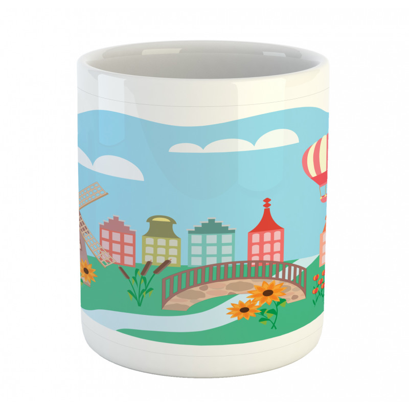 Windmill Rural Region Mug