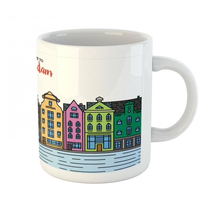 Colorful Graphic Street Mug