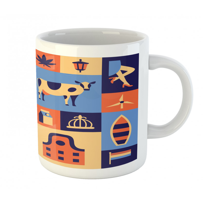 Squares Culture Items Mug