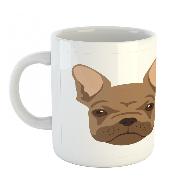 I Love My Frenchie Portrait Mug