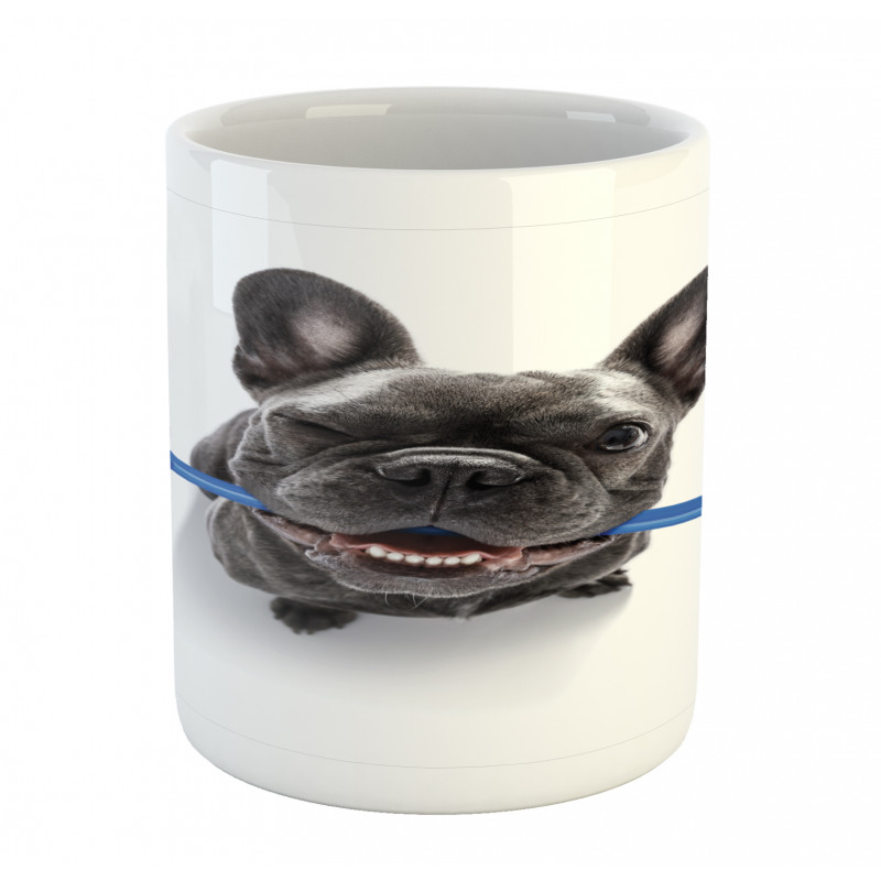 Funny Dog with Toothbrush Mug