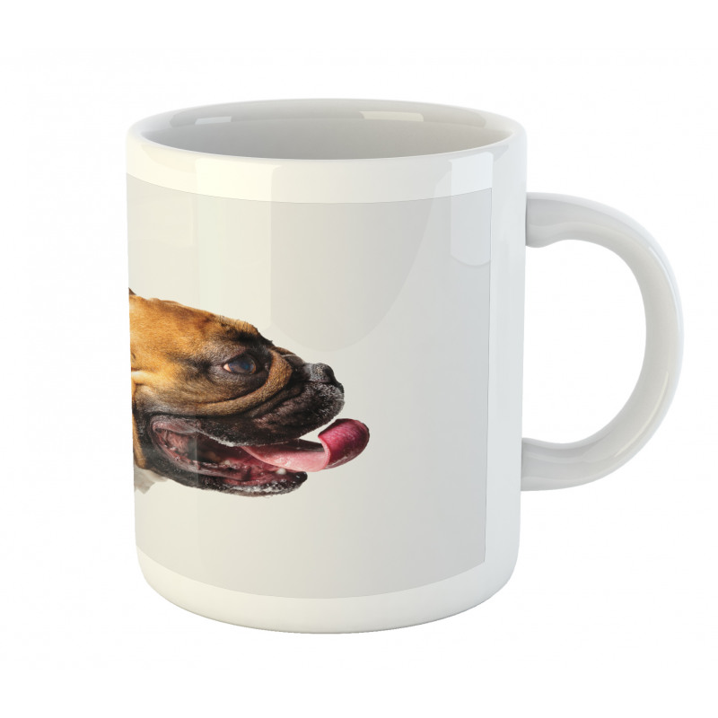 Young Pet Posing Side Shot Mug