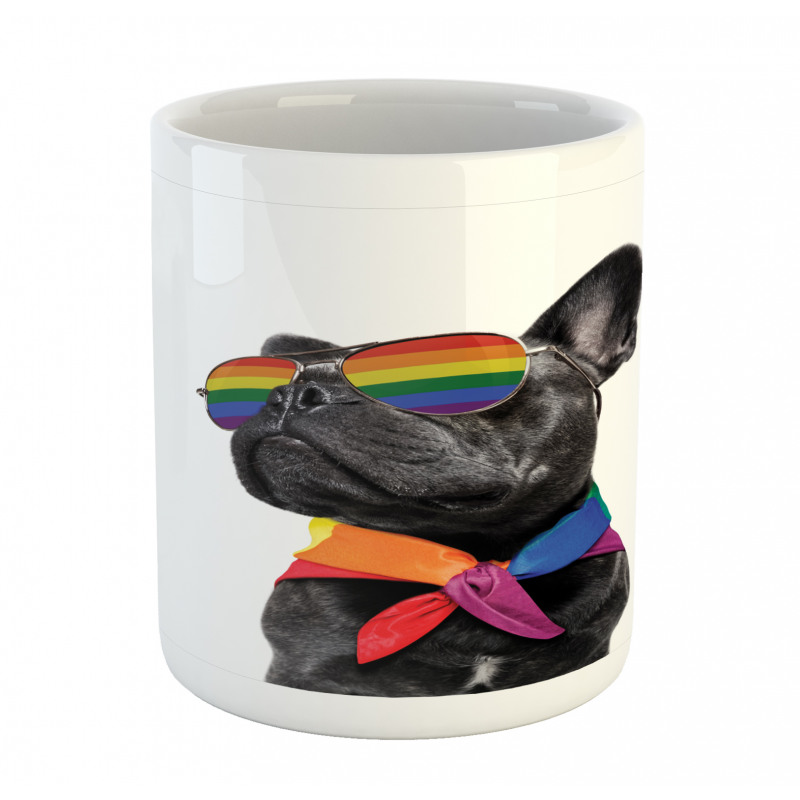 Proud Gay Pet Posing Funny Mug