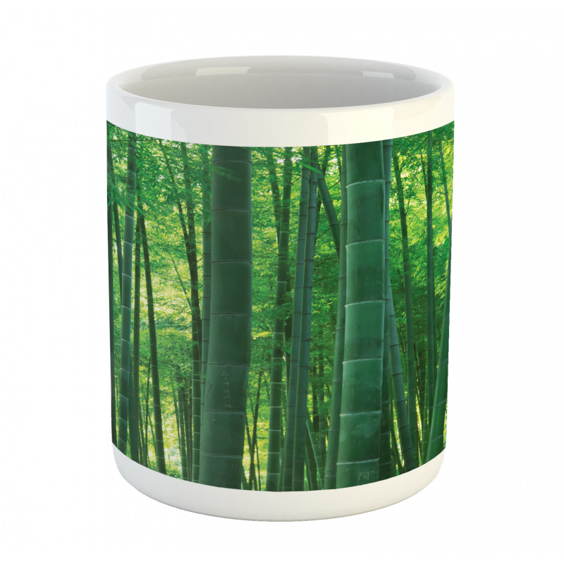 Green Wild Exotic Bamboo Mug
