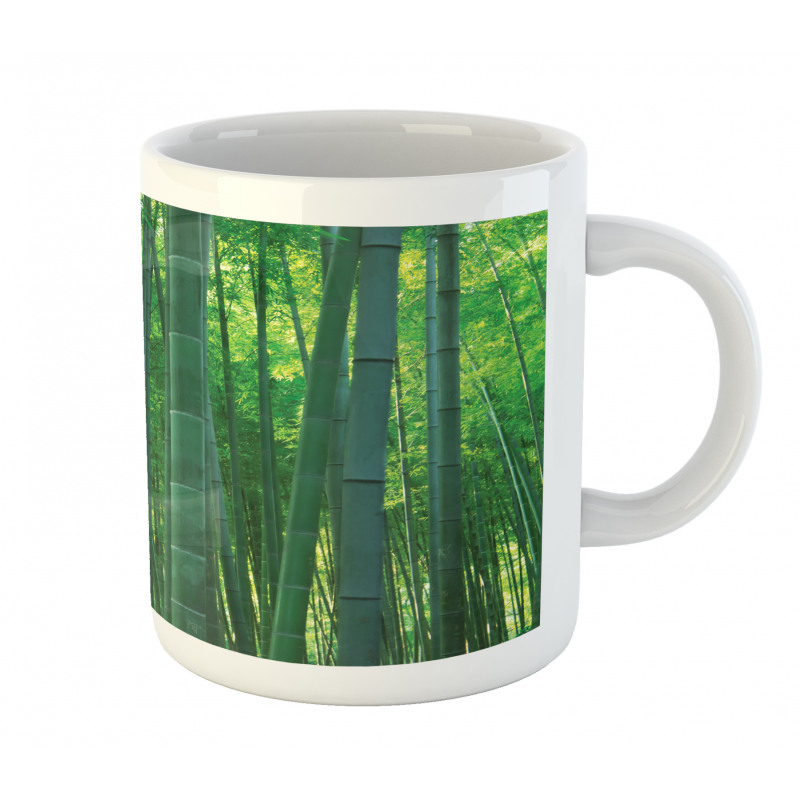 Green Wild Exotic Bamboo Mug