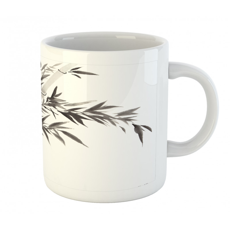 Traditional Bamboo Leaves Mug