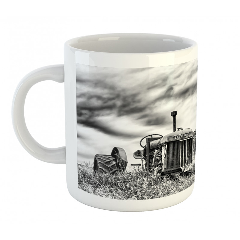 Old Vintage 60s Tractor Mug