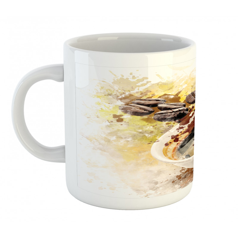 Paint Blots Stains Beans Mug