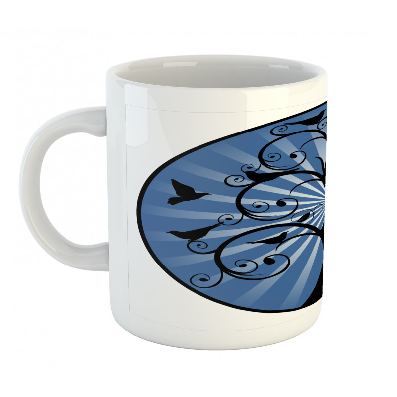 Ying Yang Tree Asian Mug