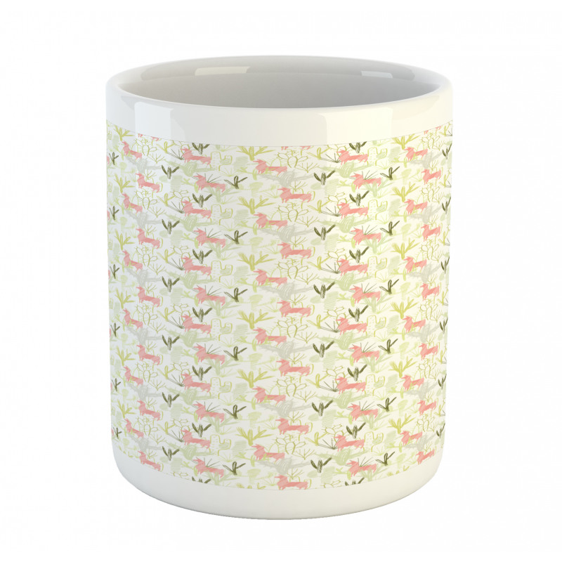 Scribbled Drawn Design Mug