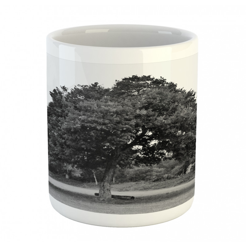 Leafy Big Tree Vintage Mug