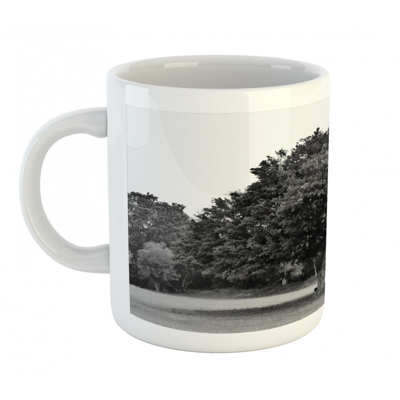 Leafy Big Tree Vintage Mug