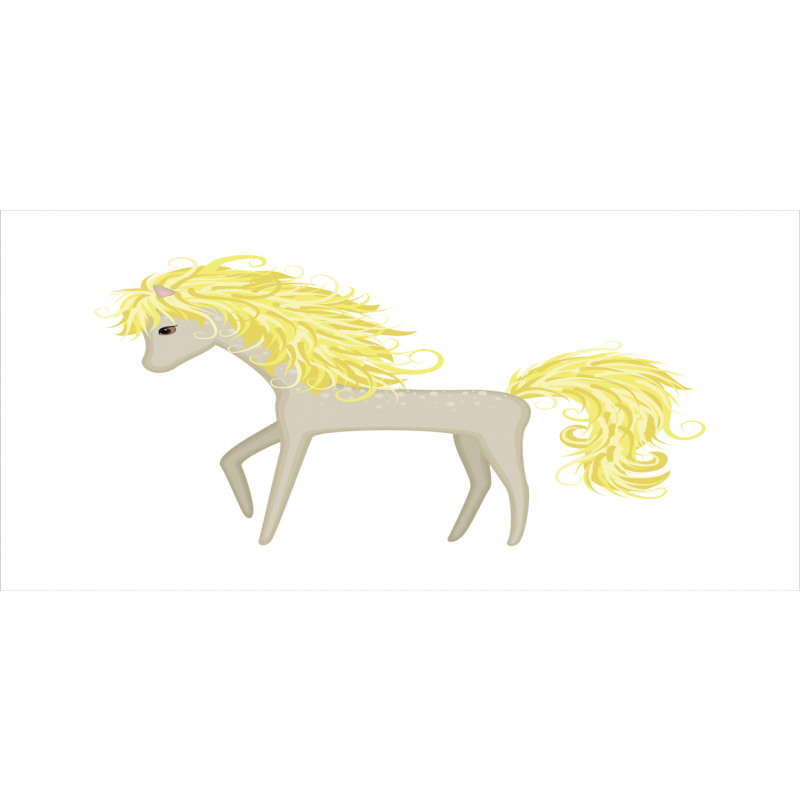 Blonde Little Horse Cartoon Mug