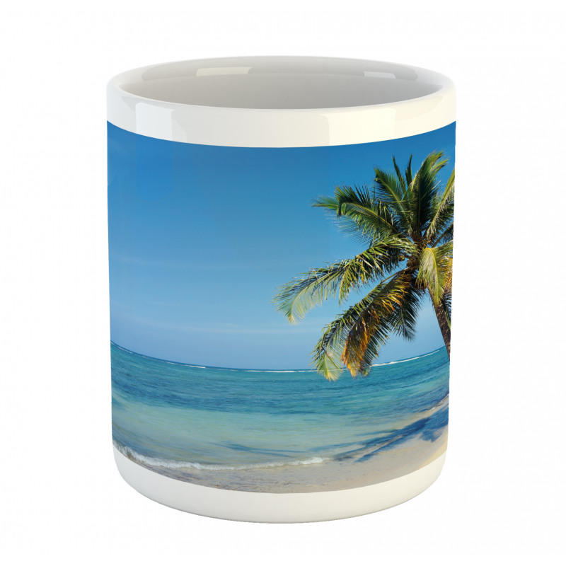 Image of a Single Palm Tree Mug