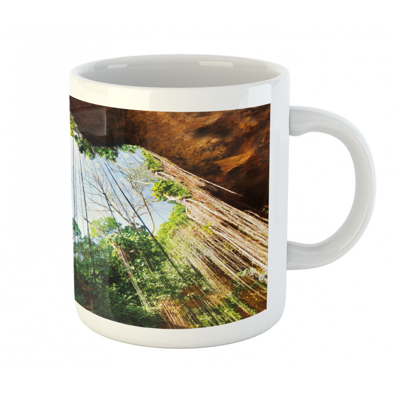 Bottom View of Cenote Heart Mug