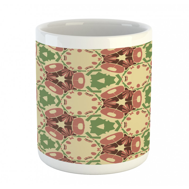 Geometric Shape Motifs Mug