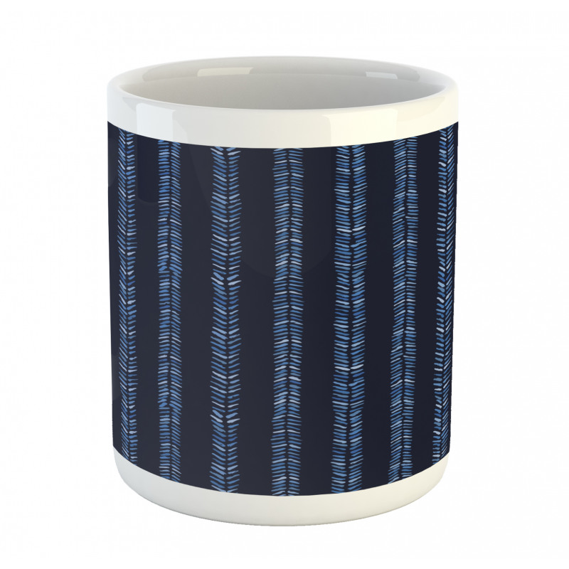 Blue Monochrome Art Mug