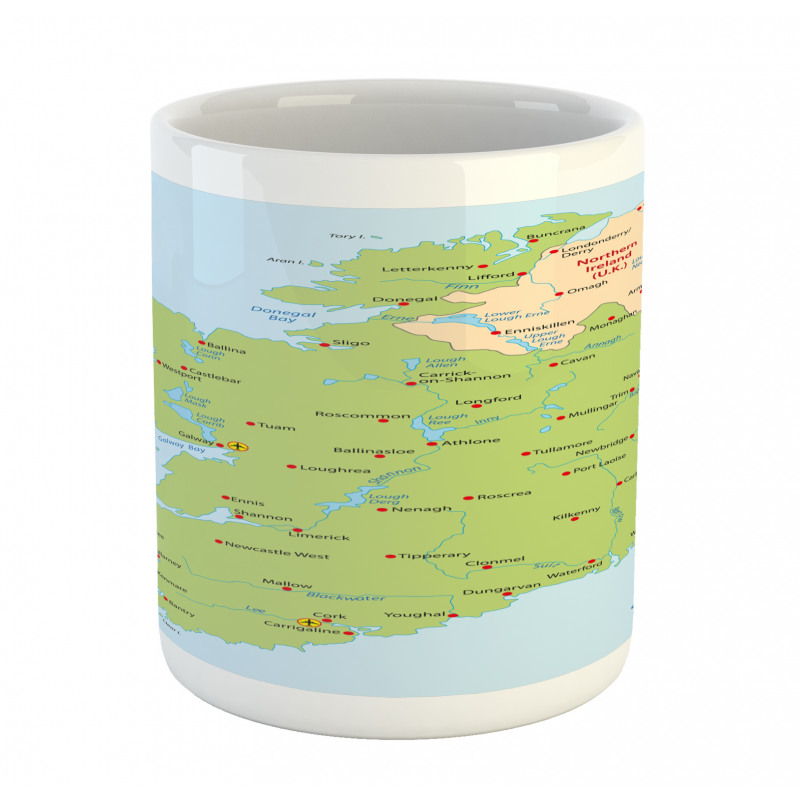 Irish Region European Mug