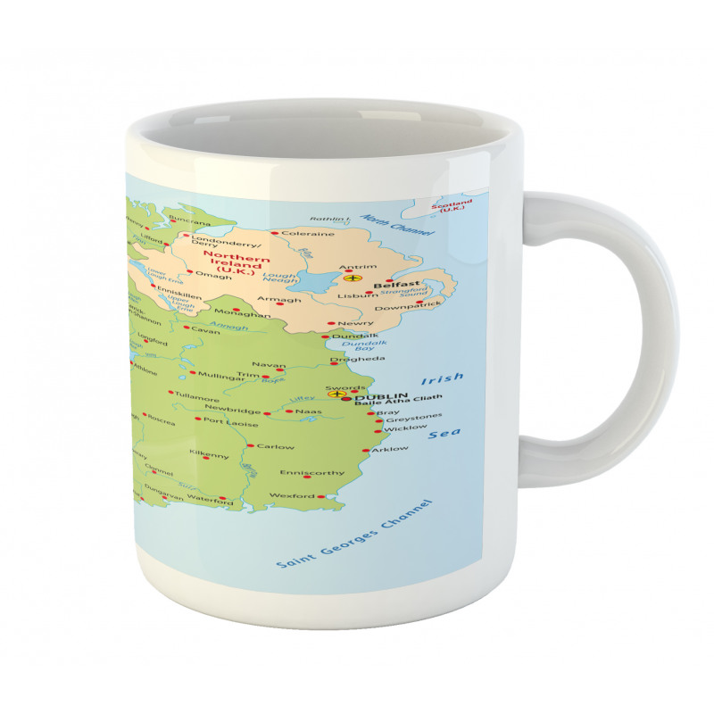 Irish Region European Mug