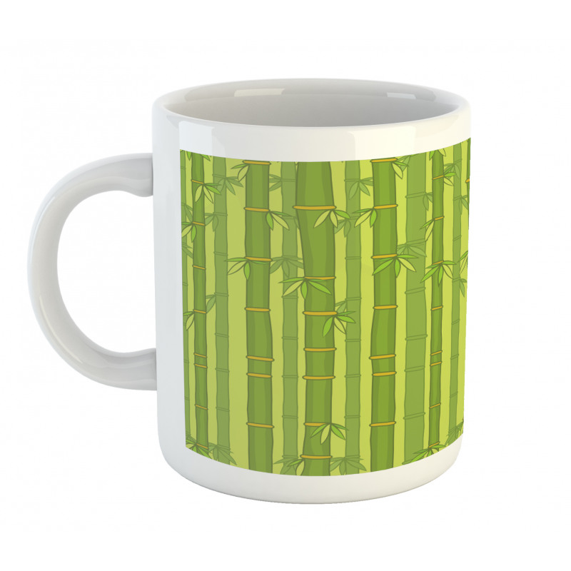 Bamboo Forest Tubes Art Mug