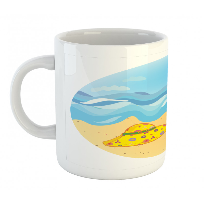 Minimal Doodle Ocean Mug