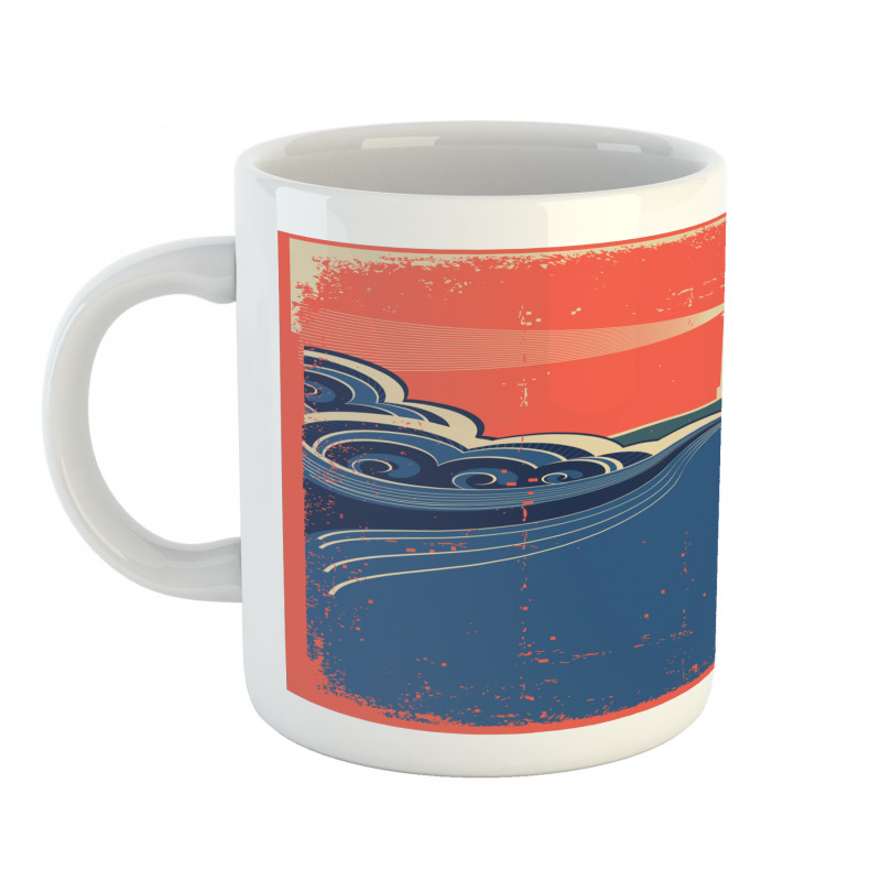 Lighthouse Waves Sea Mug