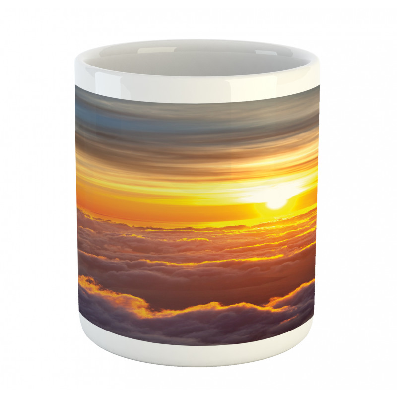 Sunset Scene on Clouds Mug