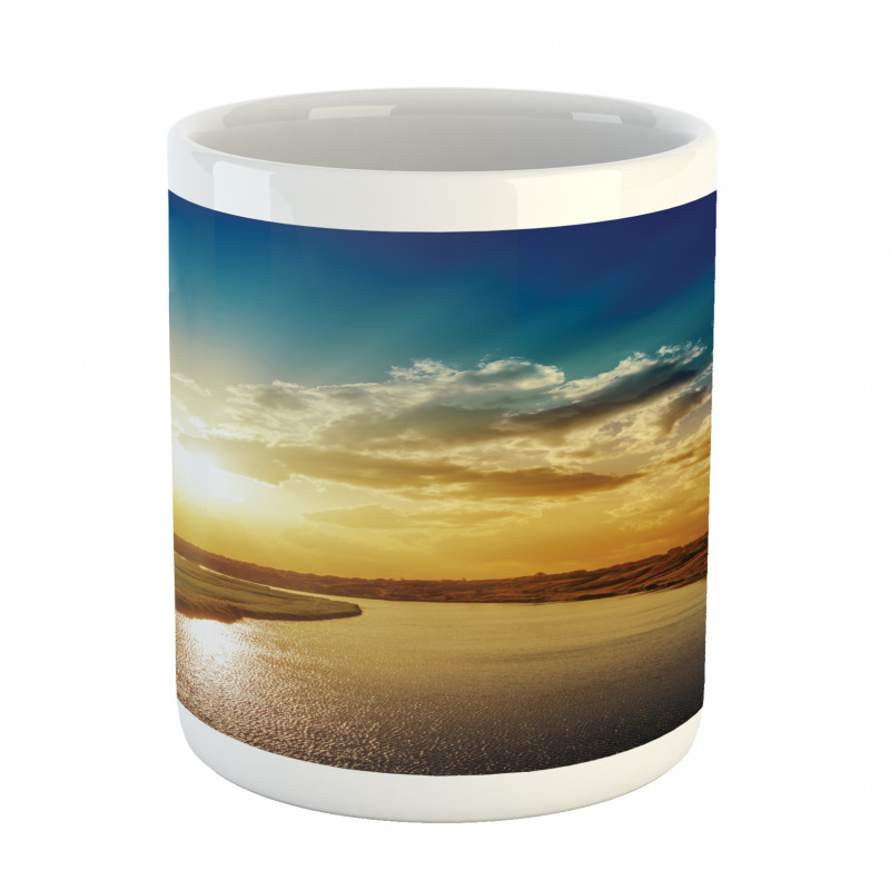 Dreamy Sunset on River Mug