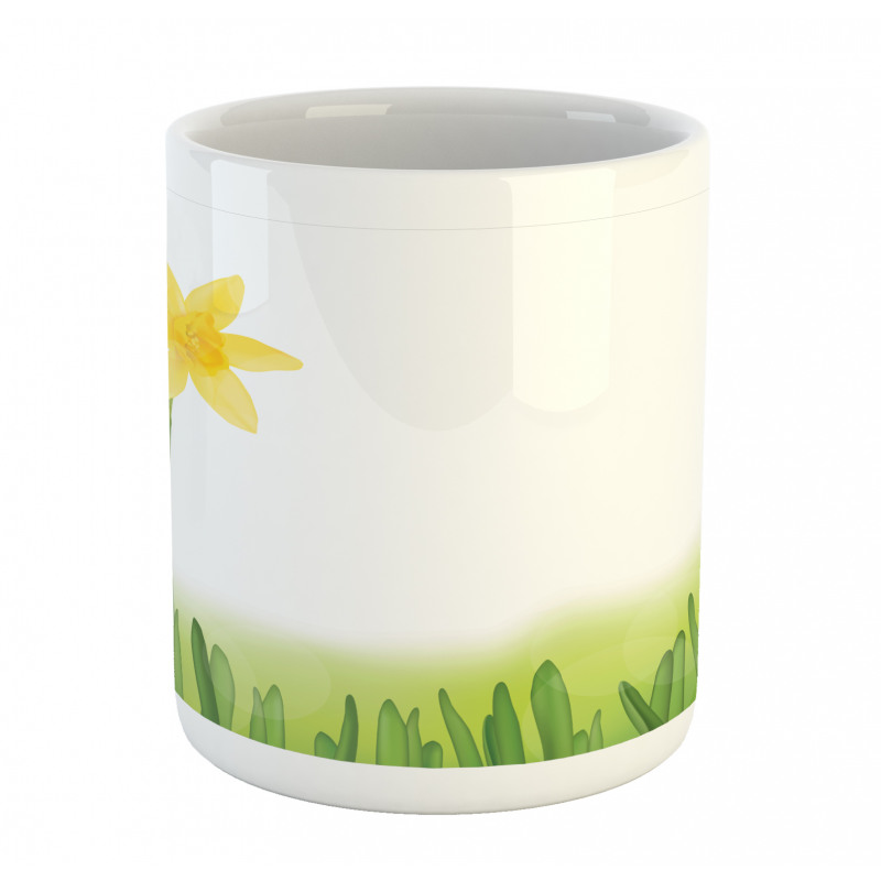 Daffodils with Grass Mug