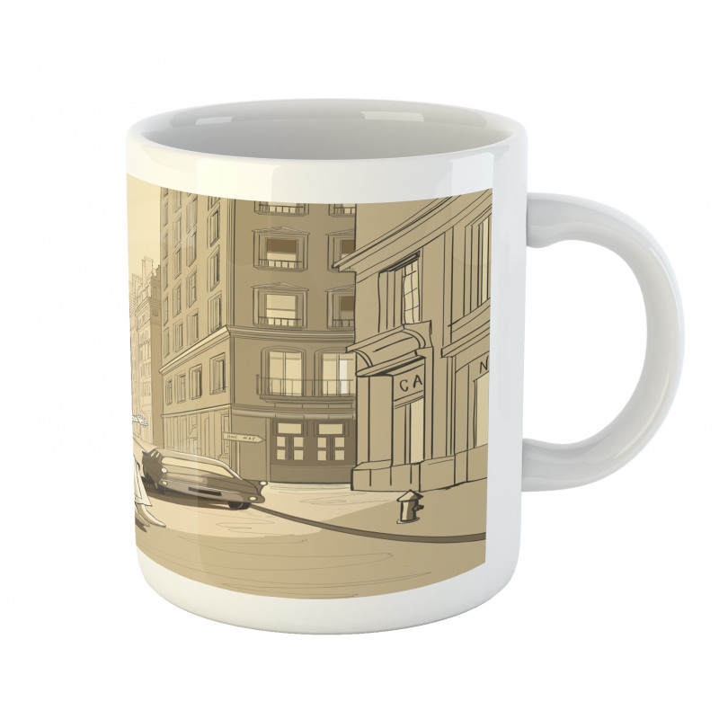 Old Street of New York Mug