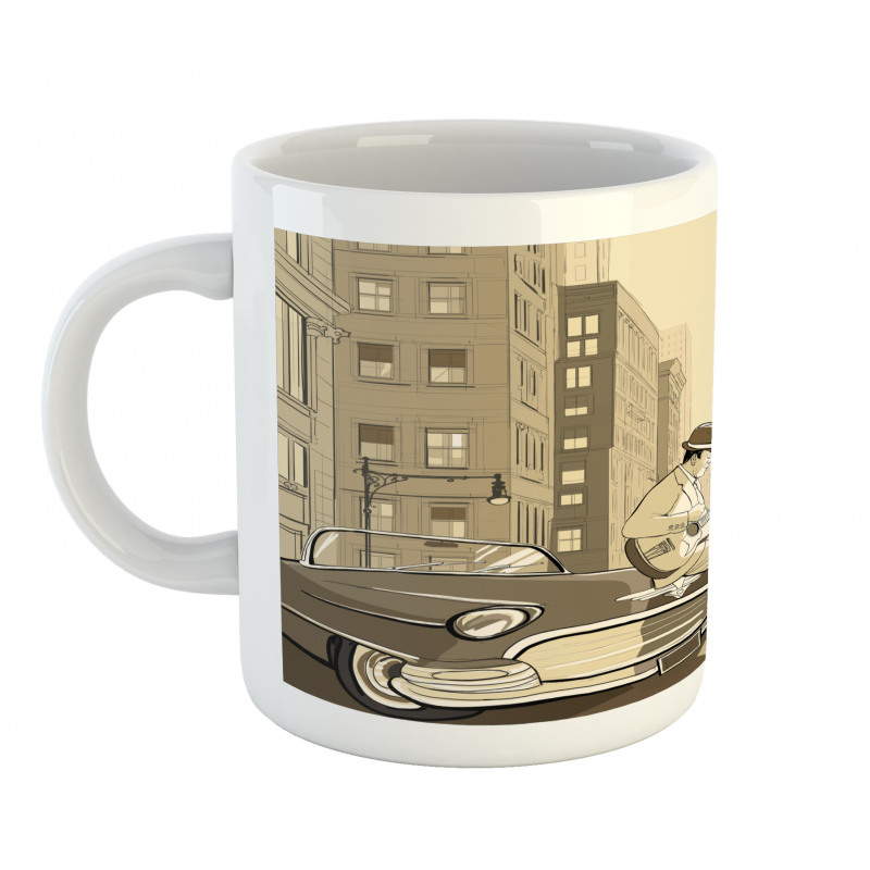 Old Street of New York Mug