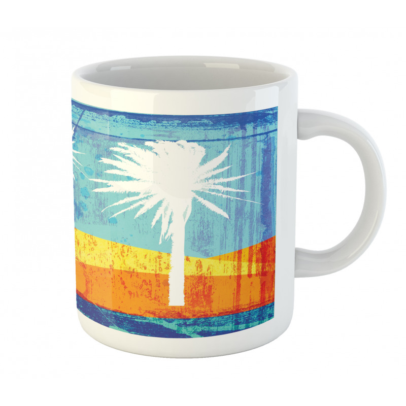 Tropic Beach Palms Mug