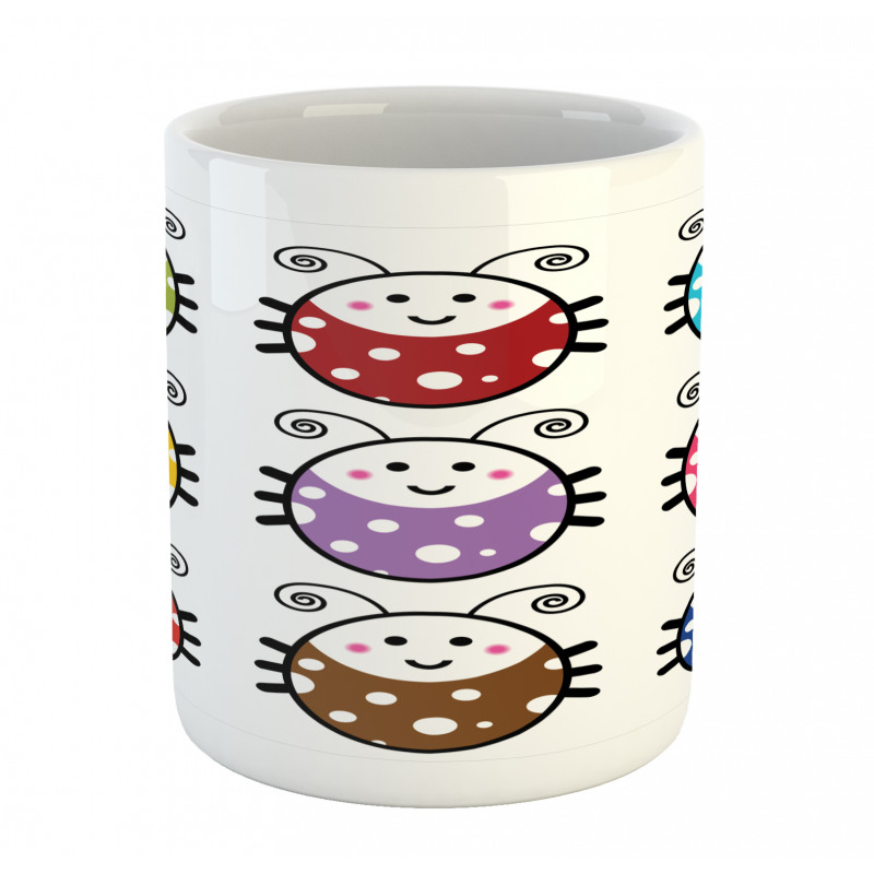 Smiling Ladybugs Set Mug