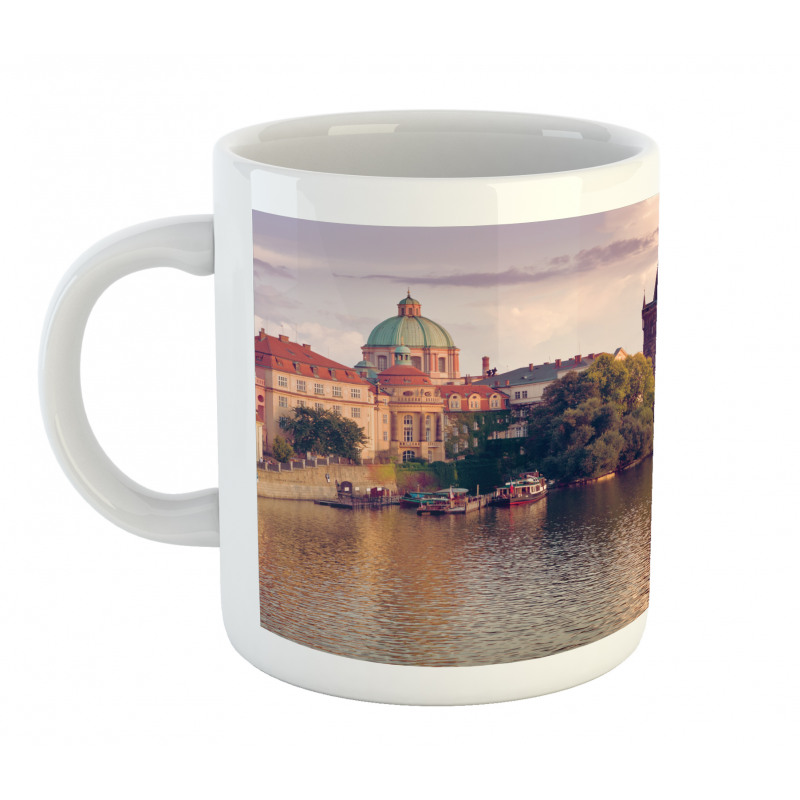 Prague River and Bridge Mug