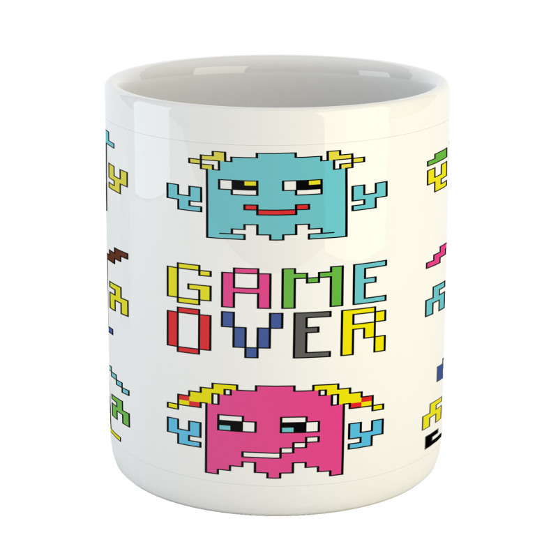 Pixel Robot Emotion Mug