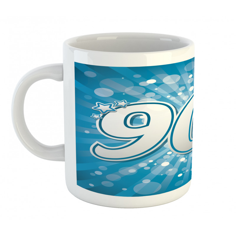 90s Pop Art Star Retro Mug