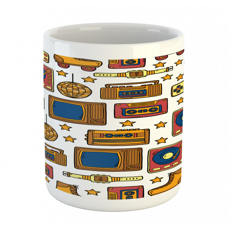 90s Theme Retro Mug